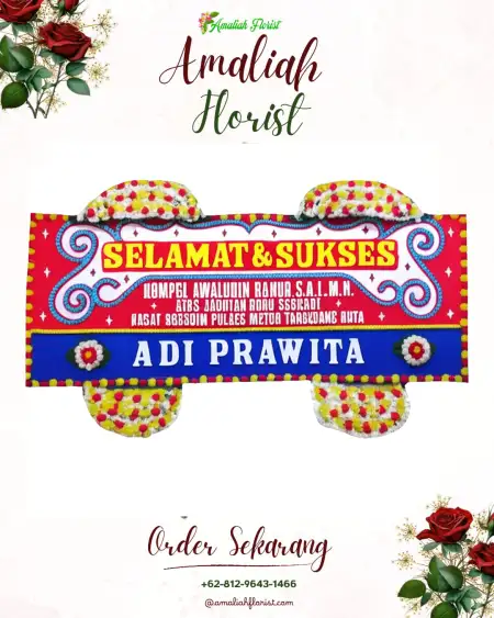 Papan Bunga Ucapan Selamat Siwatu